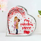 Personalized My Missing Piece Couple Gift Valentine's Day Gift Acrylic Plaque Printed QTKVH24267