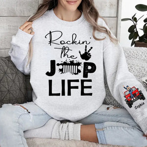Personalized Rockin The Jeep Life Jeep Girl Sweatshirt Printed HN24556