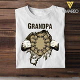 Personalized Grandpa Tshirt Printed 22MAY-LN25