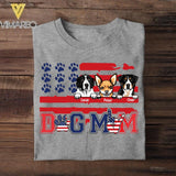 Personalized Dog Mom Tshirt Printed QTVQ0606