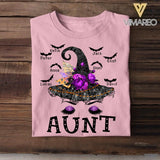 Personalized Aunt Kid Halloween Tshirt Printed 22AUG-DT18