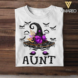 Personalized Aunt Kid Halloween Tshirt Printed 22AUG-DT18