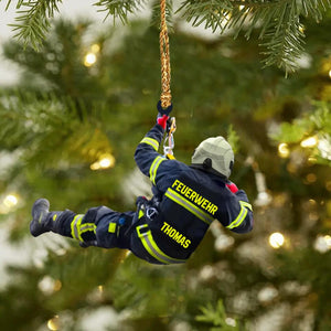 Personalized Austrian Firefighter Christmas Ornament Printed 22SEP-DT21
