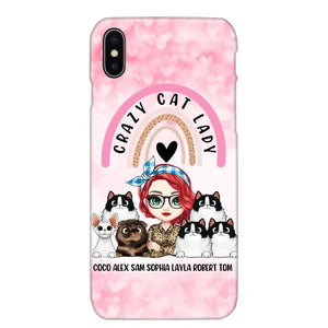Personalized Life Is Better With Cats Crazy Cat Lady Phonecase Printed PNHQ2703