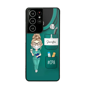 Personalized Nurse with Name Gift For Nurses Phonecase Printed 23MAY-DT15