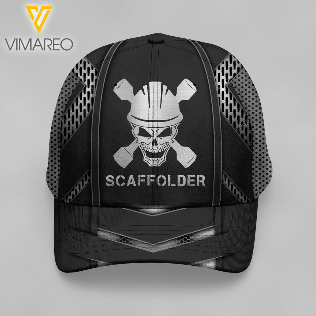 PERSONALIZED SCAFFOLDER PEAKED CAP 3D LC
