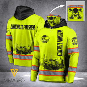 VH Concrete finisher mask HOODIE 3D ALL PRINT 2202 TMA