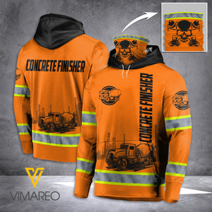 VH Concrete finisher mask HOODIE 3D ALL PRINT 2202 TMA
