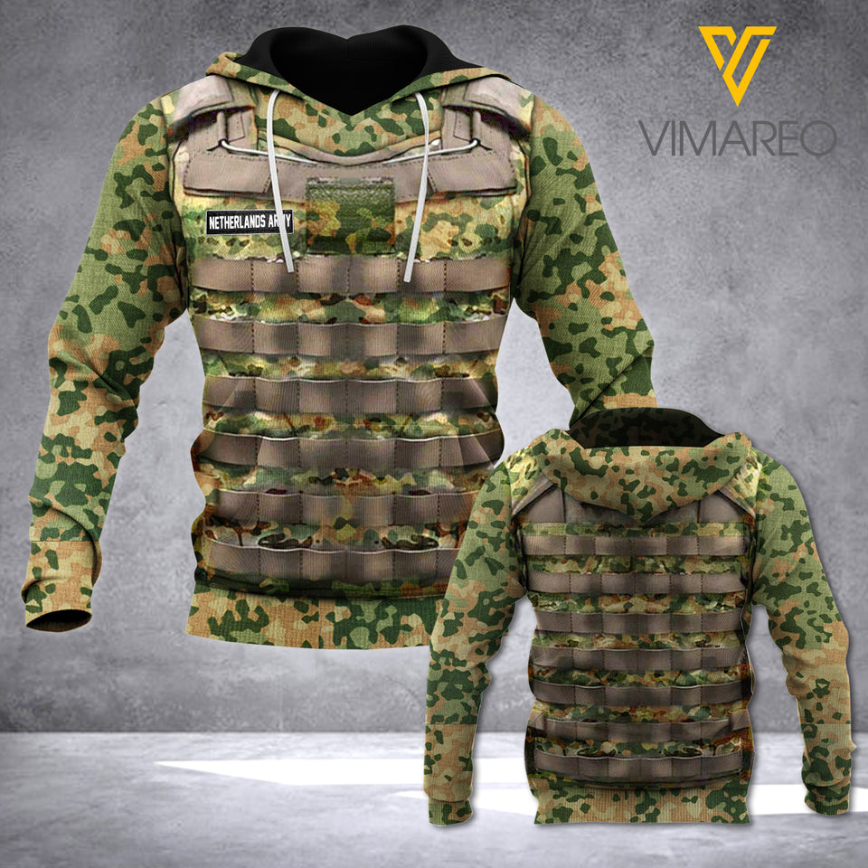 Netherlands ARMY HOODIE 3D TPM CAMO