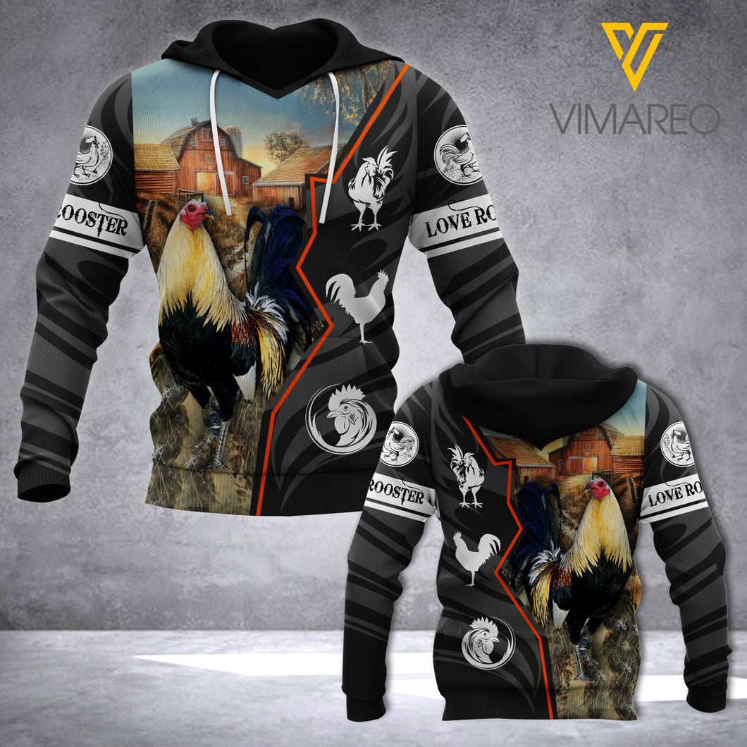 ROOSTER HOODIE 3D TPM CAMO