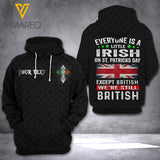 AH PERSONALIZED S.T PATRICK'S DAY BRITISH HOODIE 3D PRINTED MAR-QH05