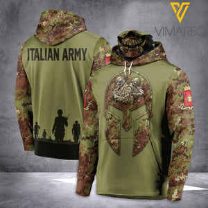 Italian Soldier camo Mask Hoodie 3d printed dh 1902