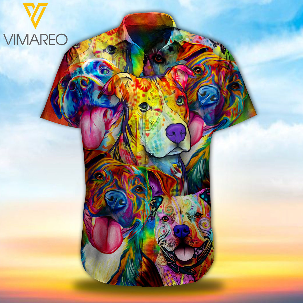 VM Pitbull 3d hawaii shirt 1003