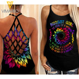 August Girl mermaid Criss-Cross Open Back Camisole Tank Top 3 style ZQ1903