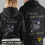 VMMH Personalized Love hoodie POLICE first to last breath MAR-DT05