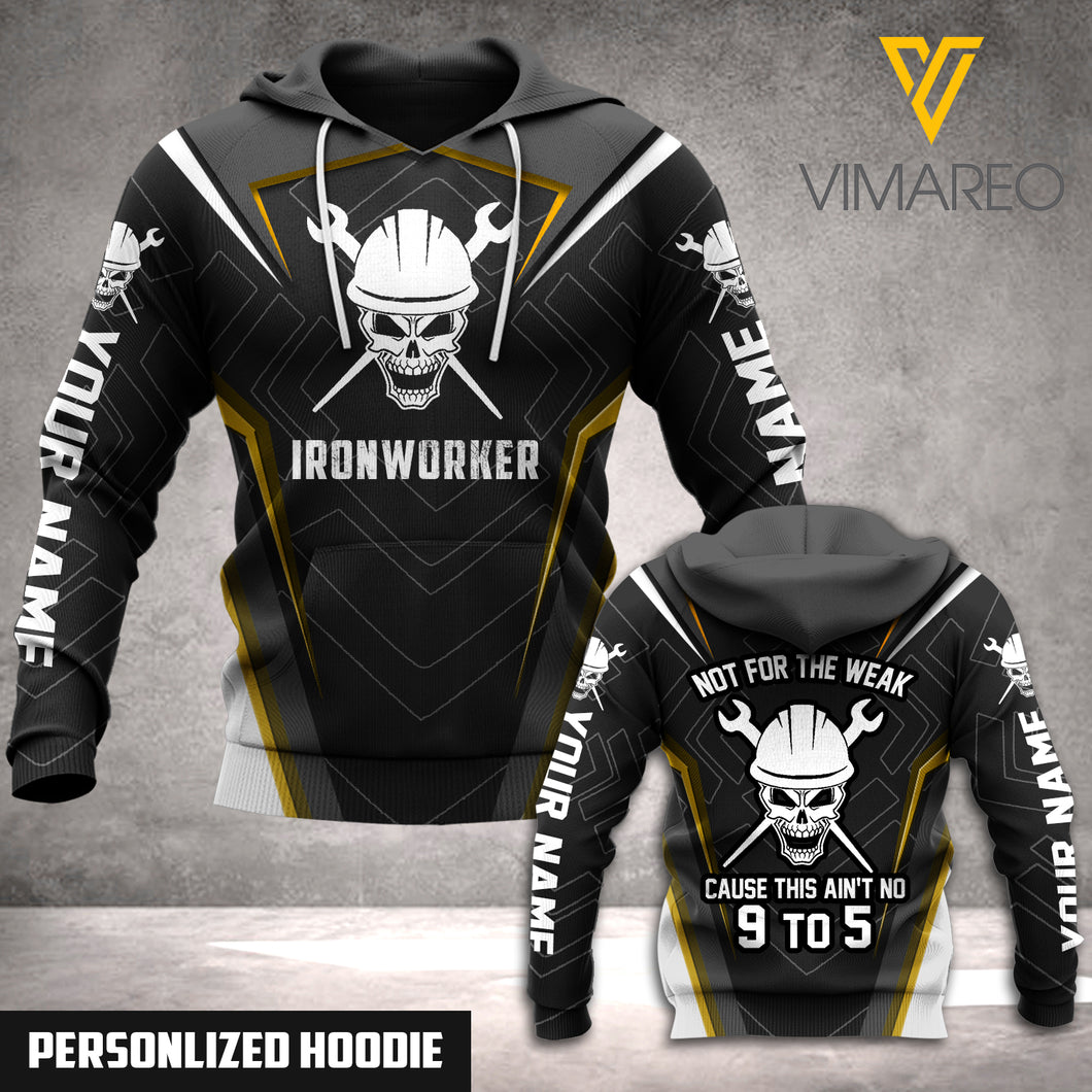 PERSONALIZED IRONWORKER CUSTOMIZE HOODIE 3D PRINTED LC