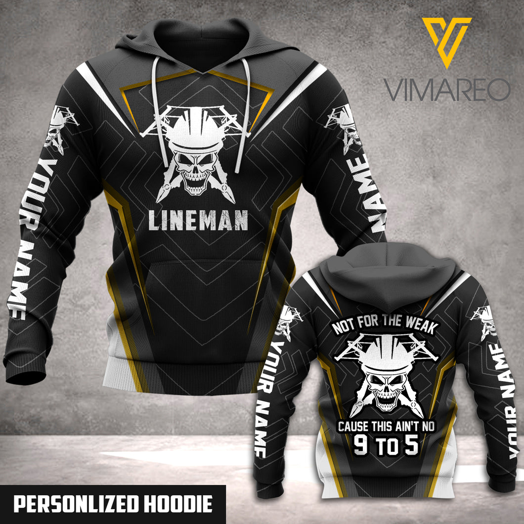 PERSONALIZED LINEMAN CUSTOMIZE HOODIE 3D PRINTED LC