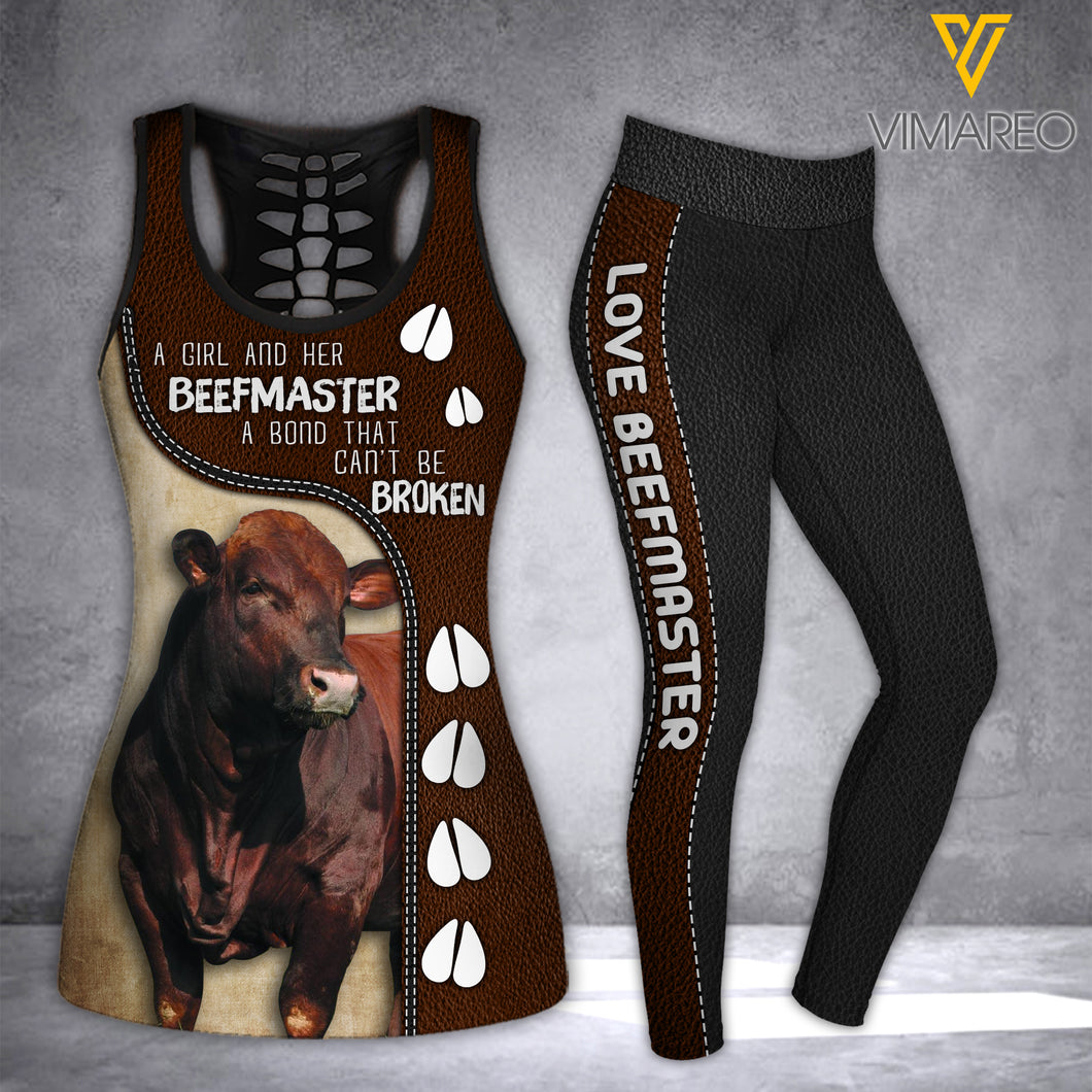 BEEFMASTER CATTLE COMBO TANK+LEGGING 3D PRINTED LC