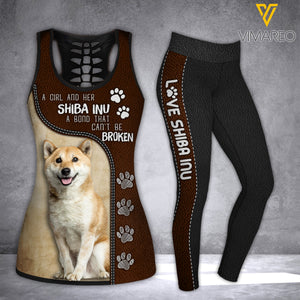 SHIBA INU DOG COMBO TANK+LEGGING 3D PRINTED LC