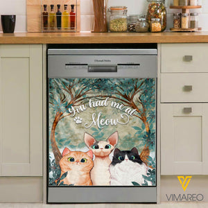 CUTE CATS Kitchen Dishwasher Cover