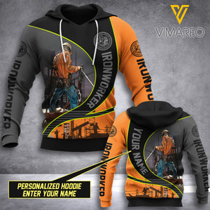 CUSTOMIZE VH IRONWORKER HOODIE 3D ALL PRINT 0202 PDT
