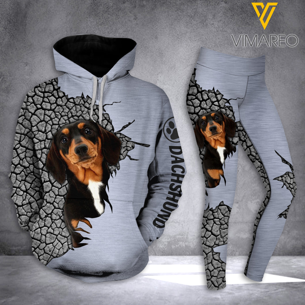 VH Dachshund combo hoodie+legging 3d all print 2602 PDT