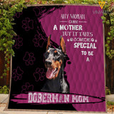 AH DOBERMAN DOG QUILT PRINTED FEB-MA17