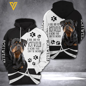 PERSONALIZED ROTTWEILER HOODIE 3D LC