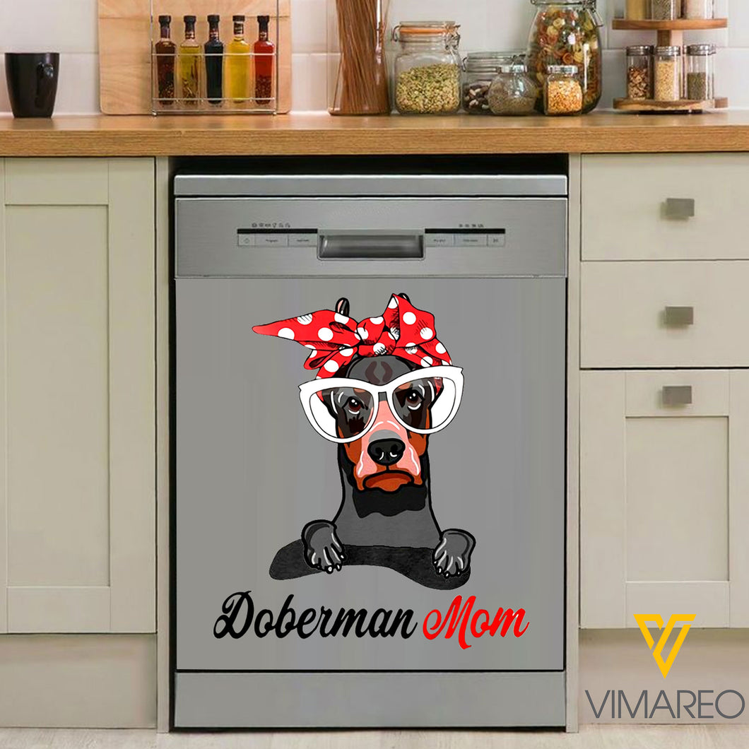 Doberman mon Kitchen Dishwasher Cover