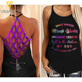 Miracle Worker Criss-Cross Open Back Camisole Tank Top MAR-MQ23