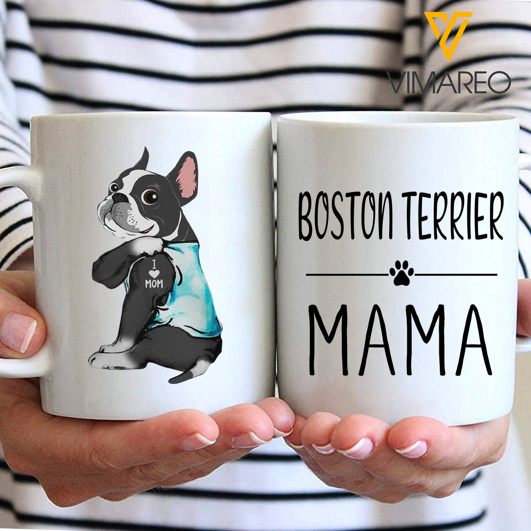 Boston Terrier Dog Mama MFH9