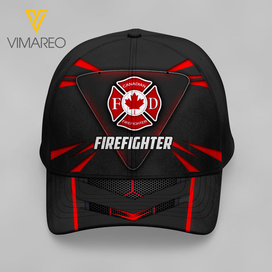 Canadian Firefighter 3D printed Peaked cap TCW