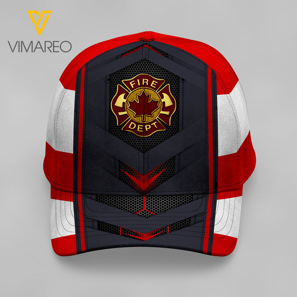 Canadian Firefighter 3D printed Peaked cap TAR