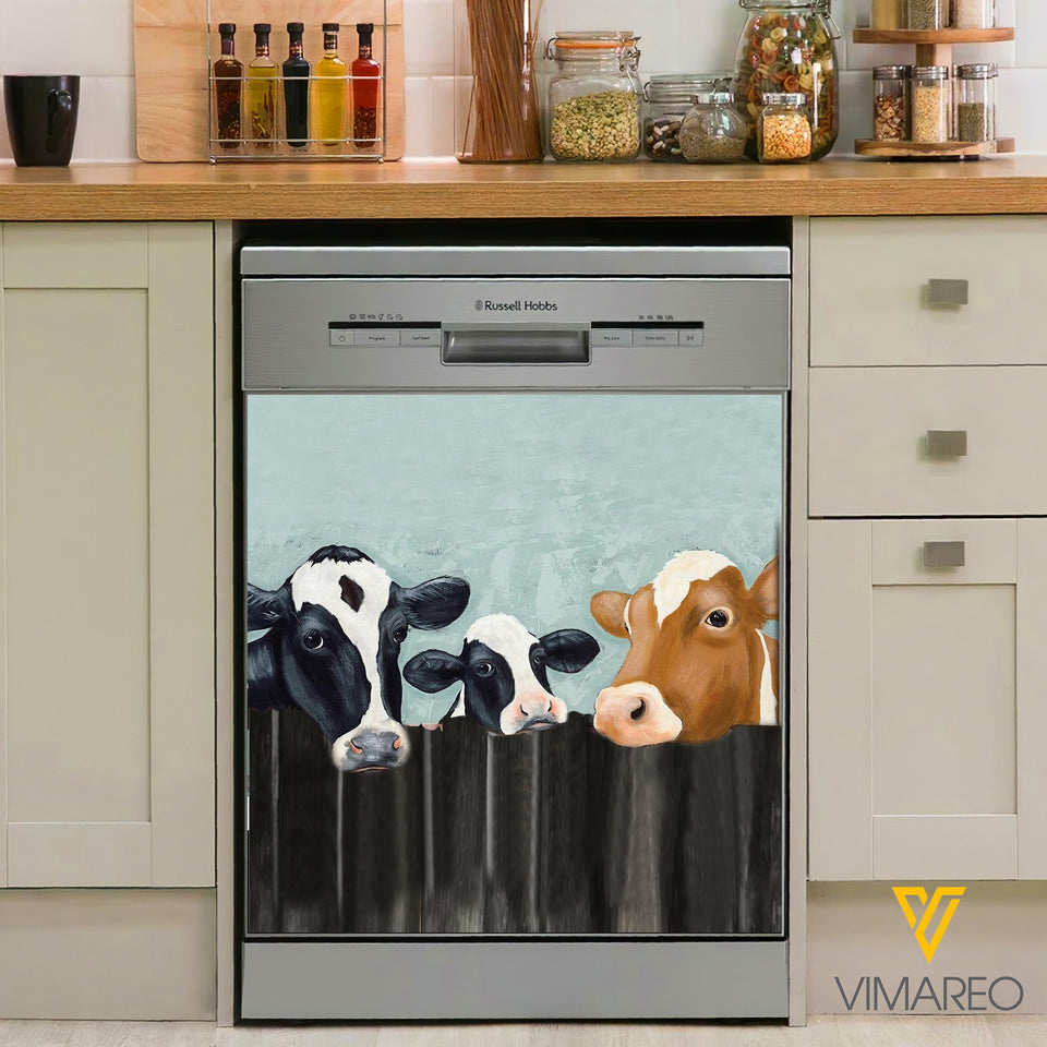 Cattle Kitchen Dishwasher Cover vm2