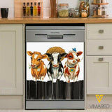 Cattle Kitchen Dishwasher Cover vm4