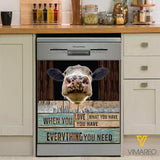 Cattle Kitchen Dishwasher Cover vm9