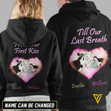 Personalized Love hoodie Cattle first to last breath