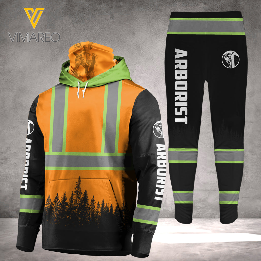 PERSONALIZED ARBORIST MASK HOODIE COMBO 3D PRINTED LC