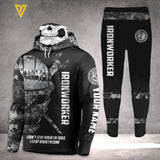 PERSONALIZED IRONWORKER MASK HOODIE COMBO 3D PRINTED LC