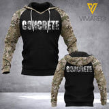 Concrete Finisher 3D printed hoodie MCB