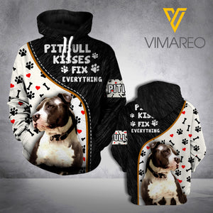 Pit Bull Dog 3D printed hoodie SJE