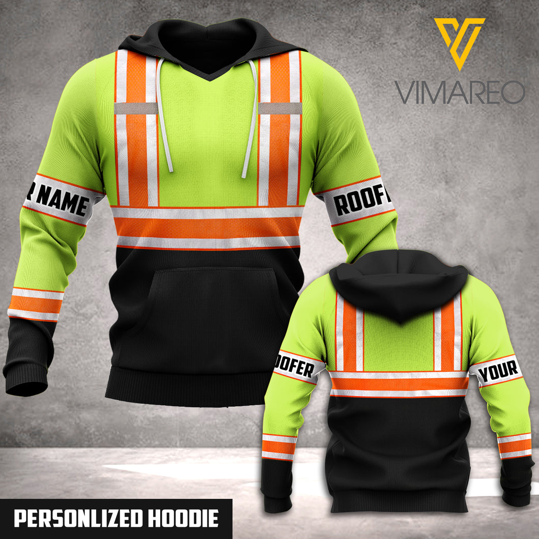 Personalized Roofer 3D printed hoodie MEU