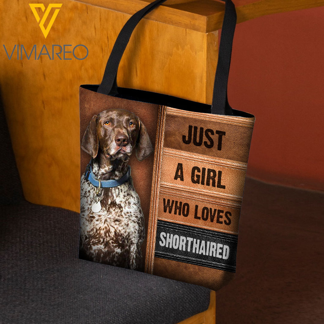 Shorthaired Pointer Dog Tote Bag SNE