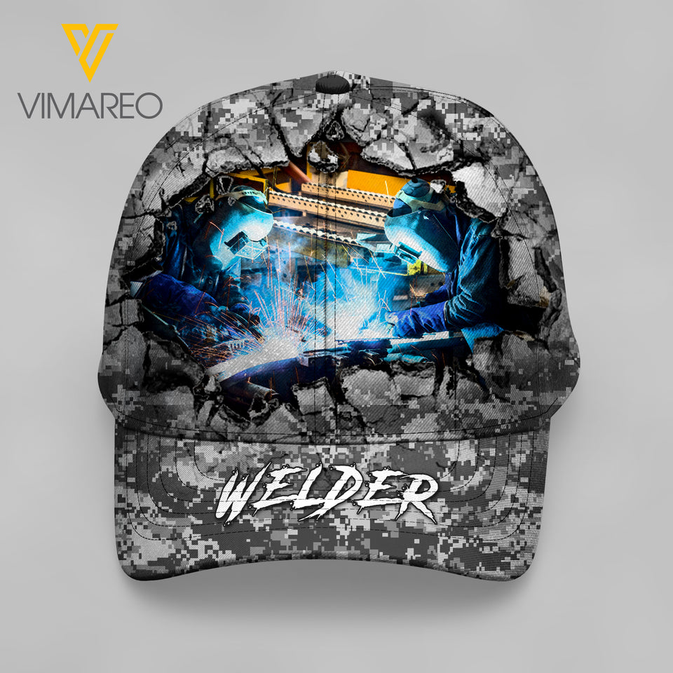 Welder 3D printed Peaked cap JTW